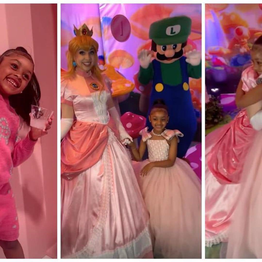 Cardi B and Offset throw Kulture Kiari a jaw-dropping Super Mario-themed 5th birthday celebration