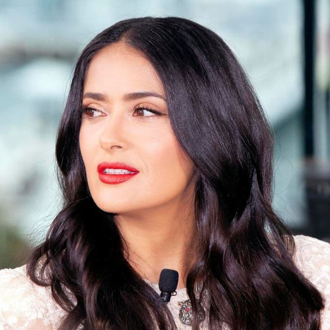 Salma Hayek’s topless pregnancy throwback marks special occasion