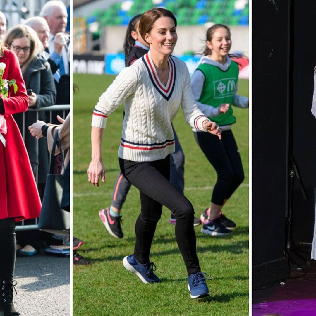 Kate Middleton goes from formal to 'fútbol' player to high fashion during visit to Ireland