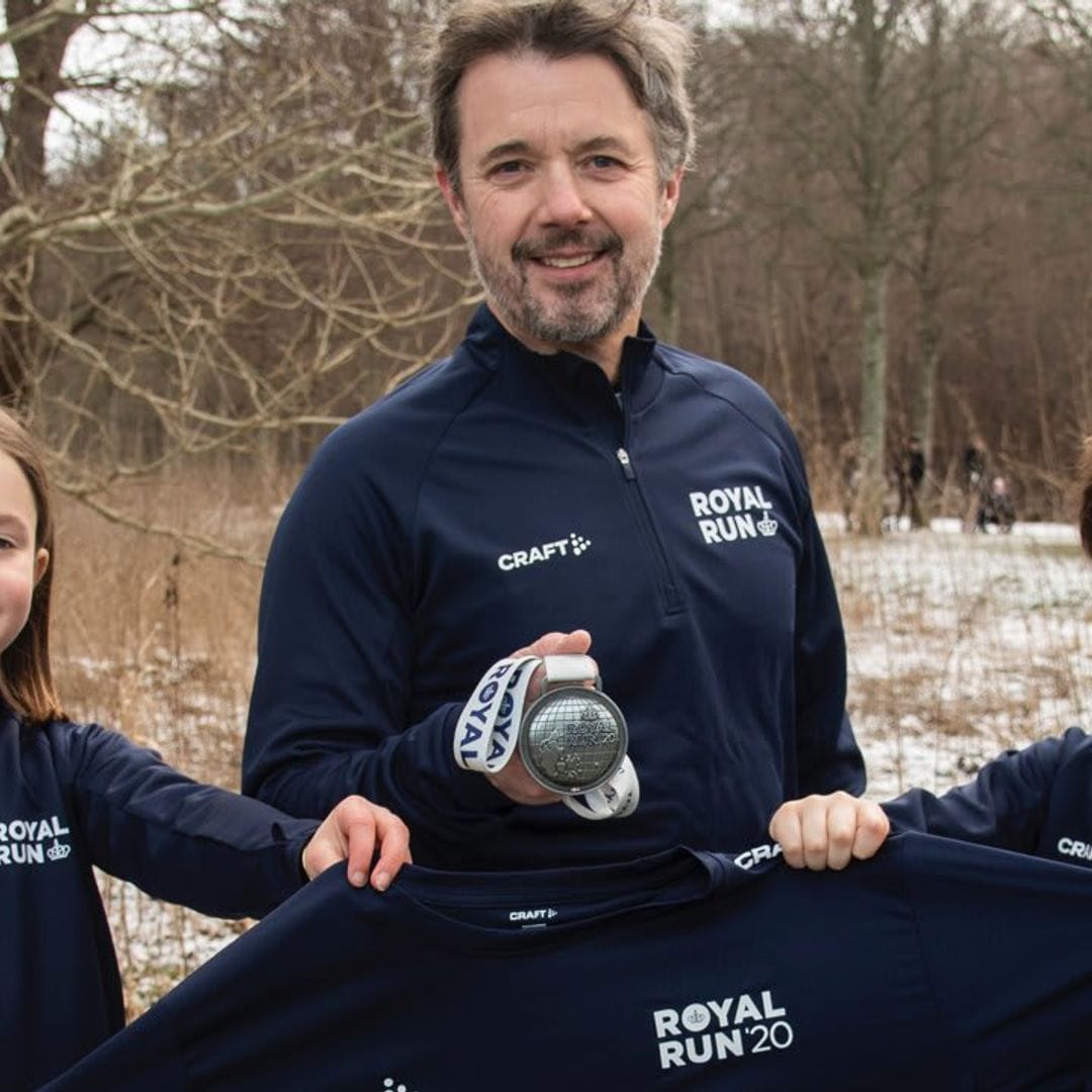 Crown Princess Mary’s twins go for a run in the snow to help dad make an announcement