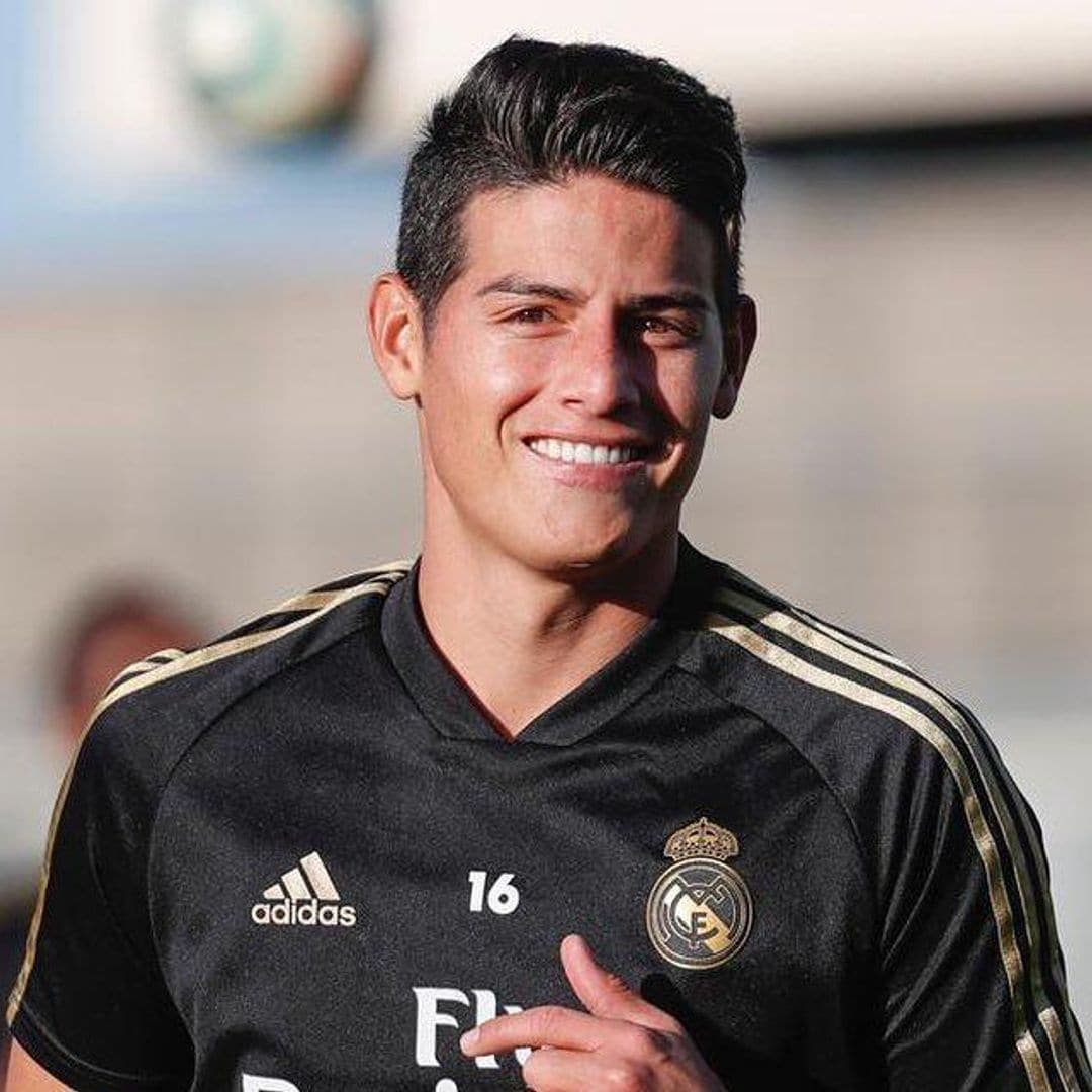 James Rodriguez shares first photo of himself with baby Samuel