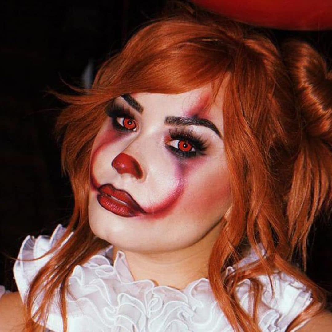 Demi Lovato turns up the scare as Pennywise for Halloween Bash