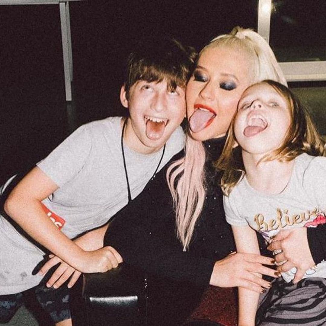 Christina Aguilera gives an inside look at her ‘blended family’ life in new photo with ex-husband