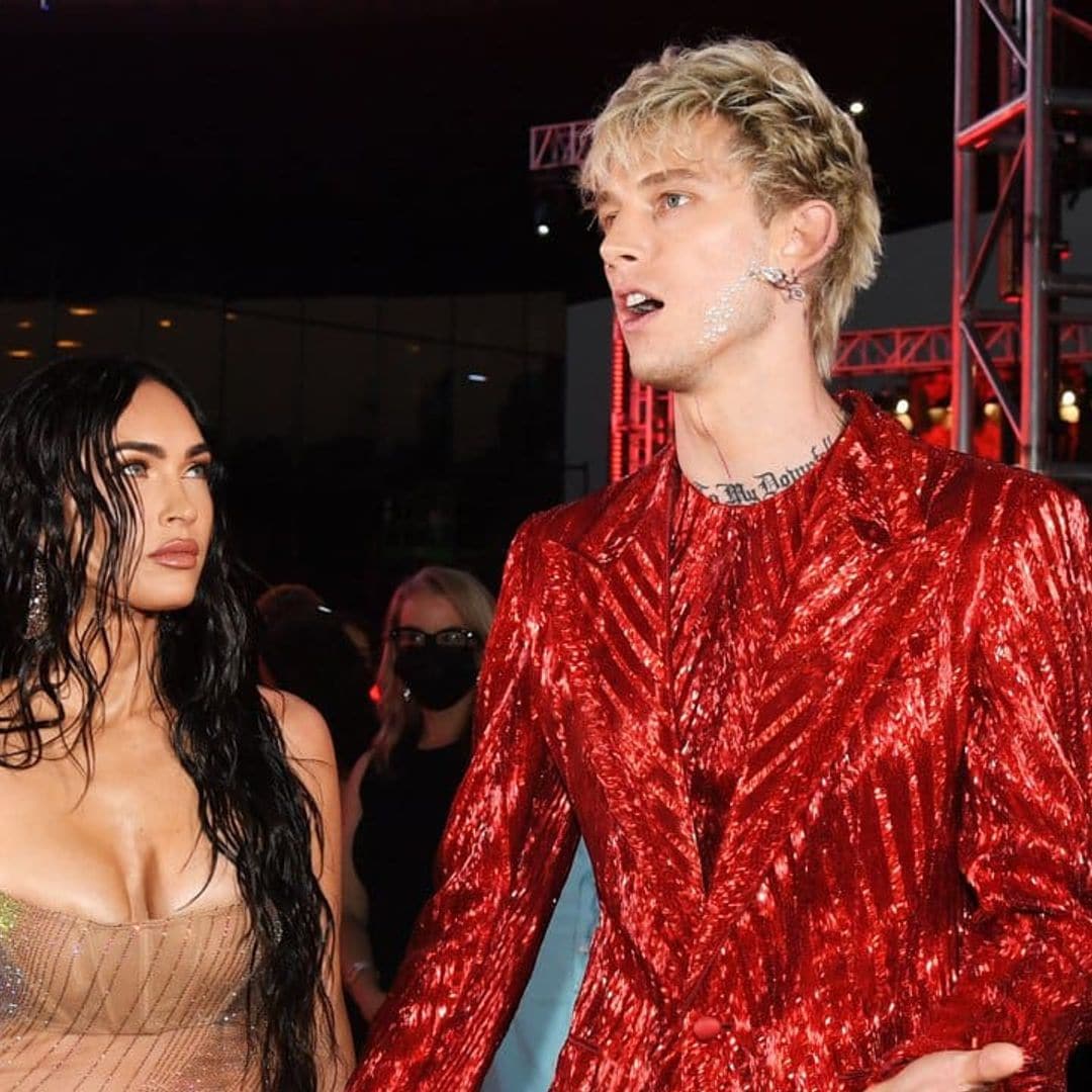 Machine Gun Kelly stabbed himself trying to do a knife trick in front of Megan Fox and waited until she left to get stitches