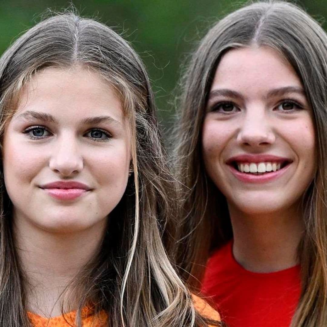 Queen Letizia’s daughters step out for busy day of engagements