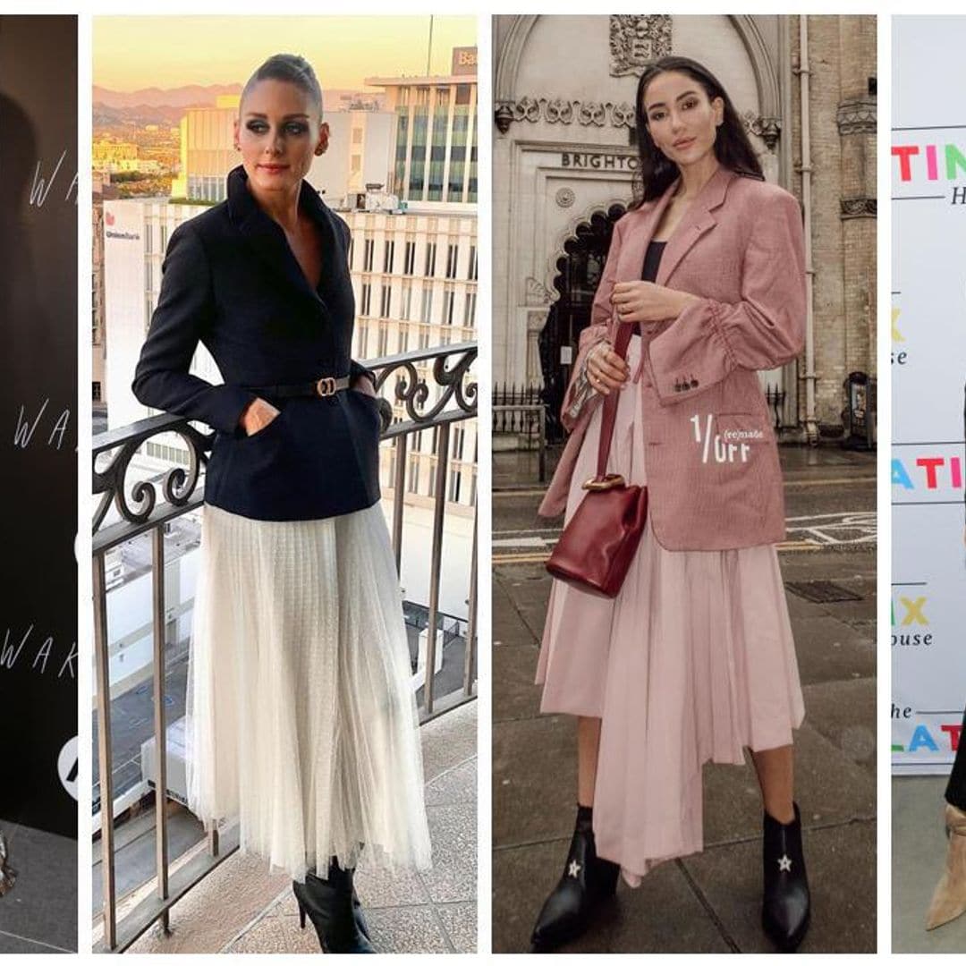 Eva Longoria, Margot Robbie and more celebrities and influencers show us how to style a pleated skirt