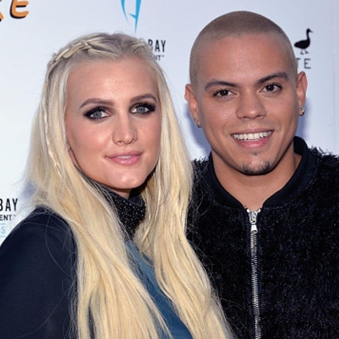 Ashlee Simpson and Evan Ross share first photo of baby Jagger Snow Ross