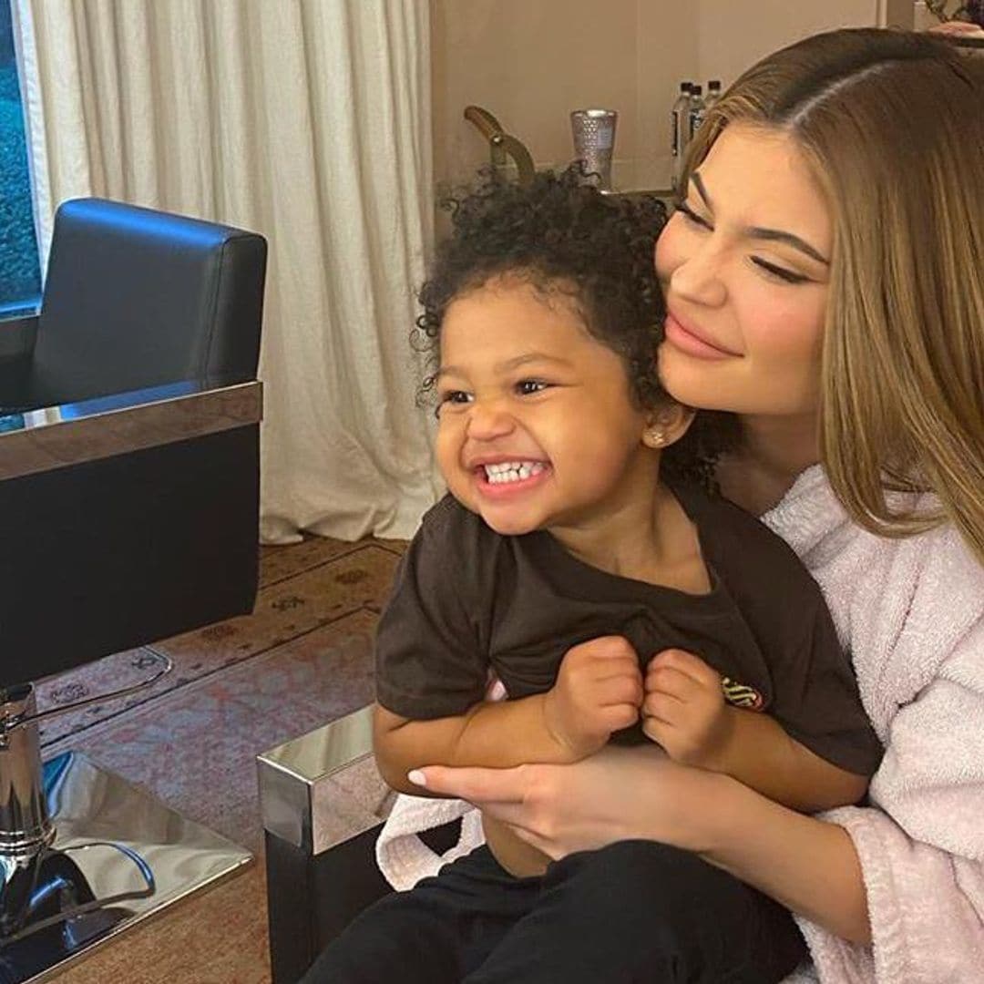 Kylie Jenner’s daughter Stormi is her twin in sweet throwback picture