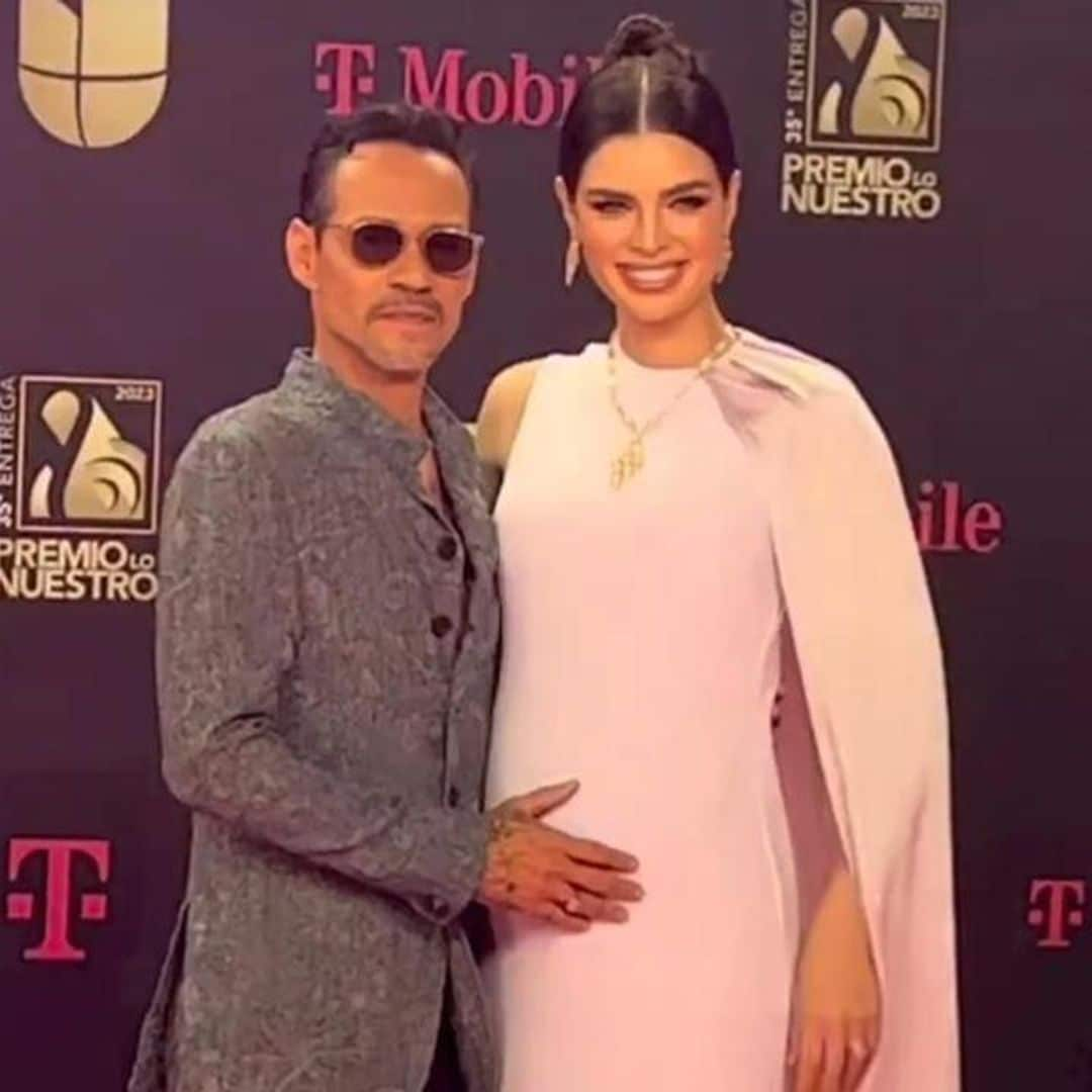 Nadia Ferreira and Marc Anthony’s first red carpet appearance after pregnancy announcement