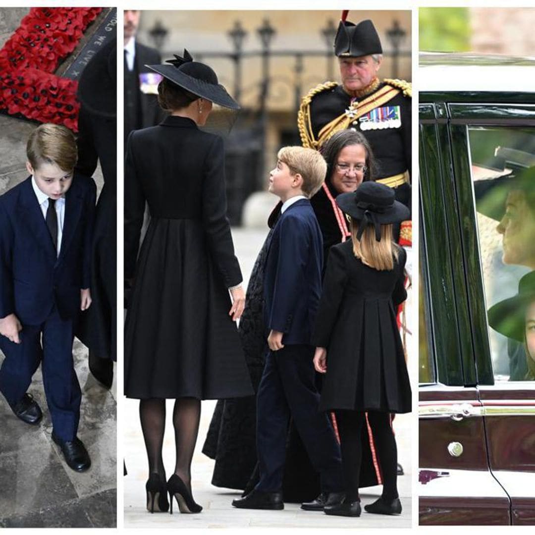 Prince George and Princess Charlotte join royals at Queen’s funeral, plus every must-see photo