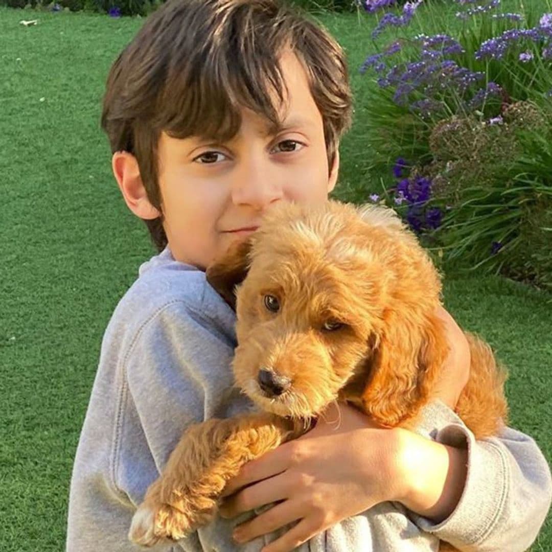 Jennifer Lopez and Marc Anthony's son Max finally names his puppy