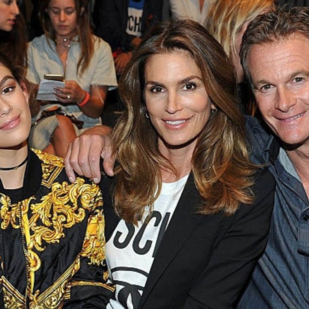 Cindy Crawford's son Presley Gerber makes runway debut for Moschino