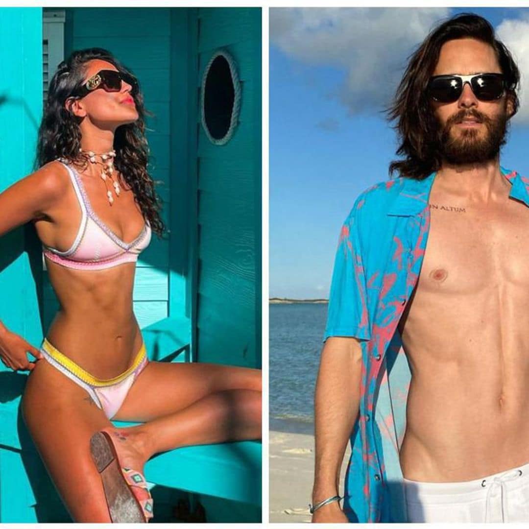 Eiza González lost in paradise with Jared Leto