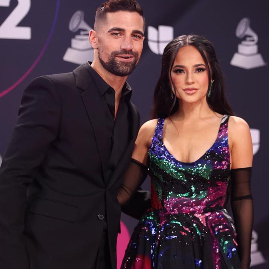 Becky G & fiance Sebastian Lletget share video slow dancing