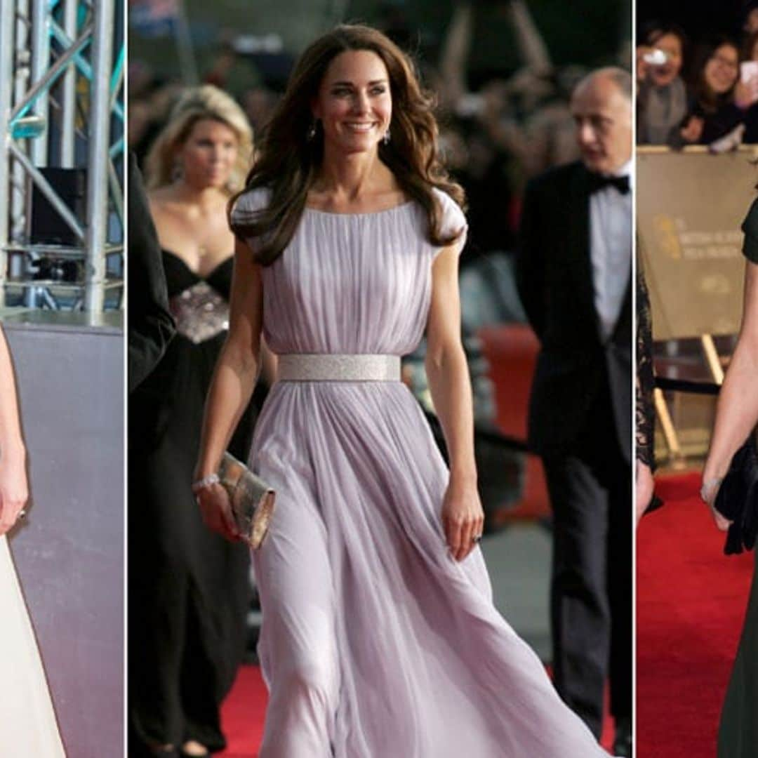 Style rewind: Kate Middleton's BAFTAs looks