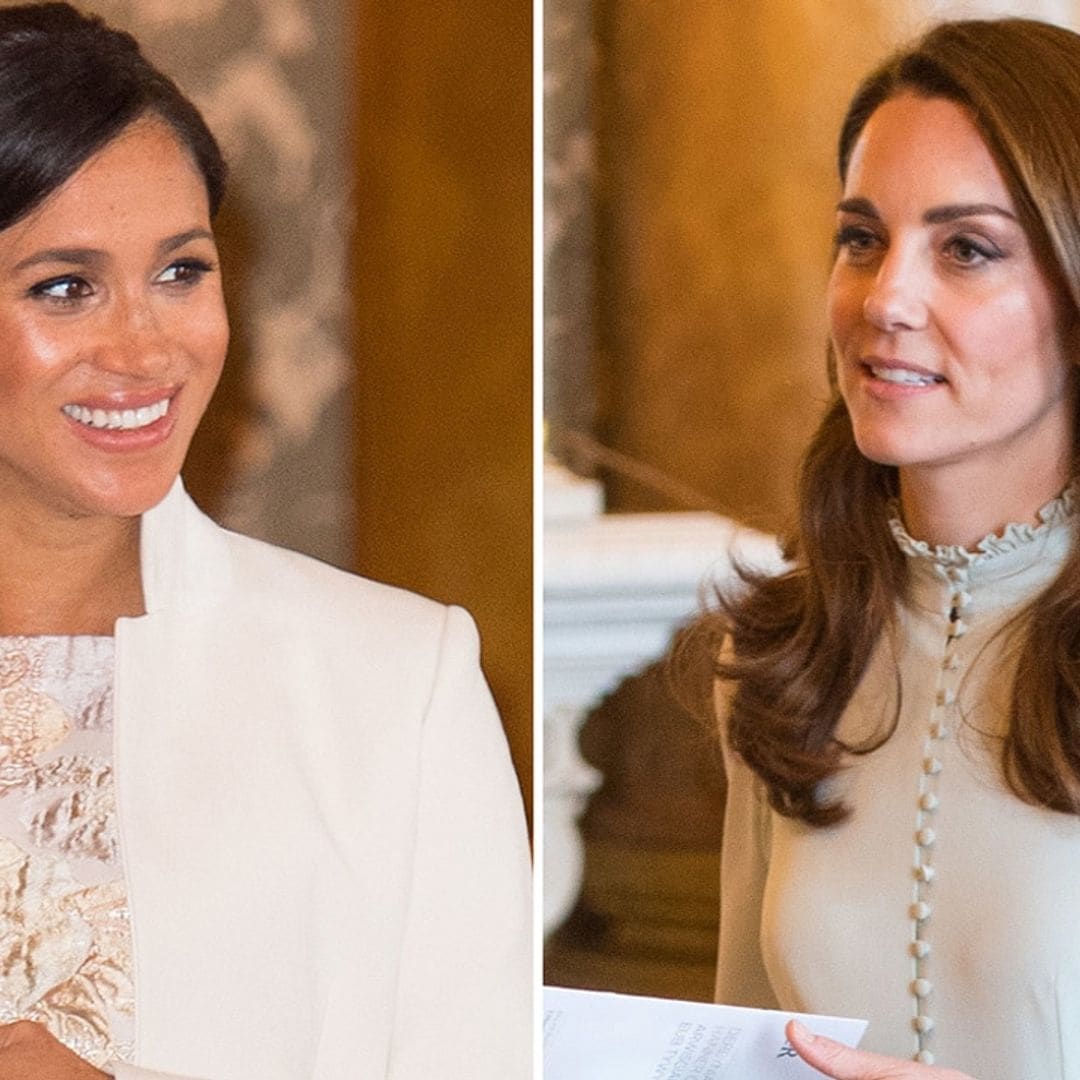 Meghan Markle and Kate Middleton reunite for a fancy affair at Buckingham Palace