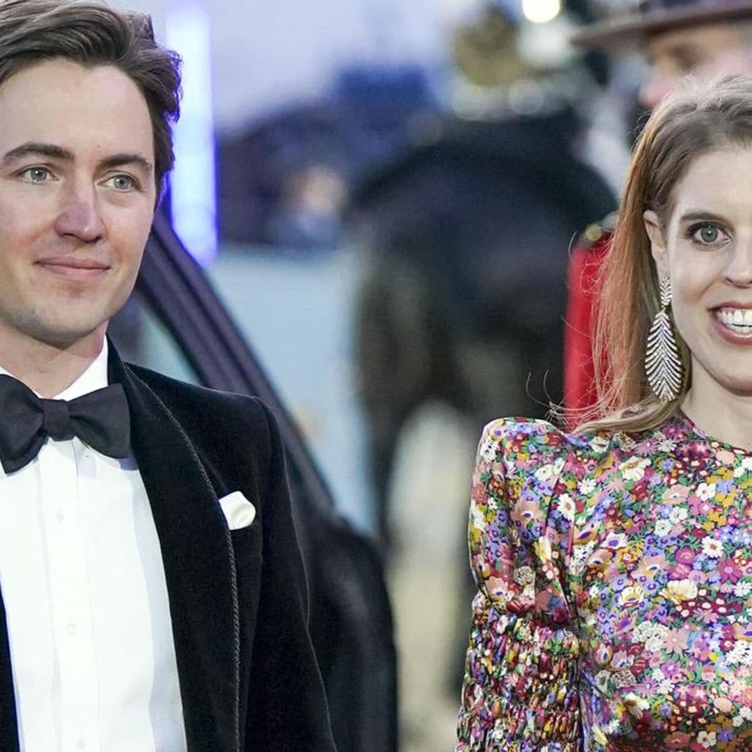 Princess Beatrice and Edo attend preview of Platinum Jubilee celebration