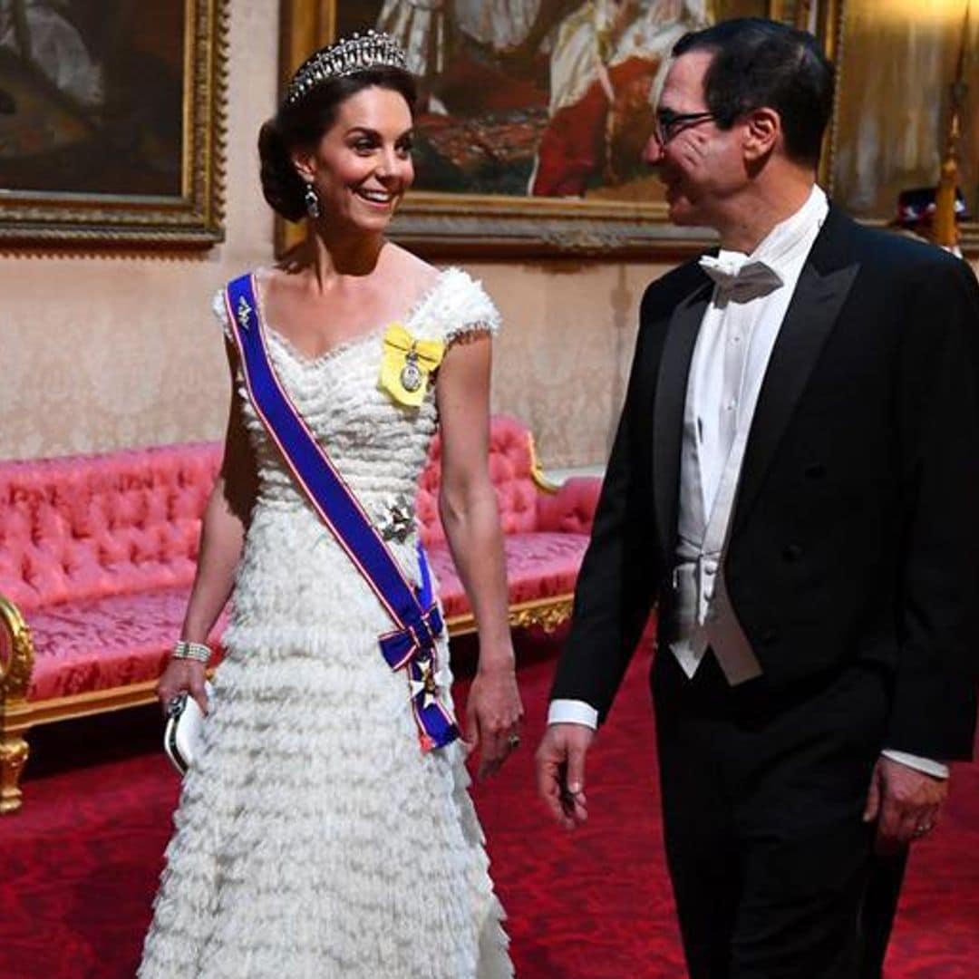 Kate Middleton pays homage to Princess Diana with State Banquet look