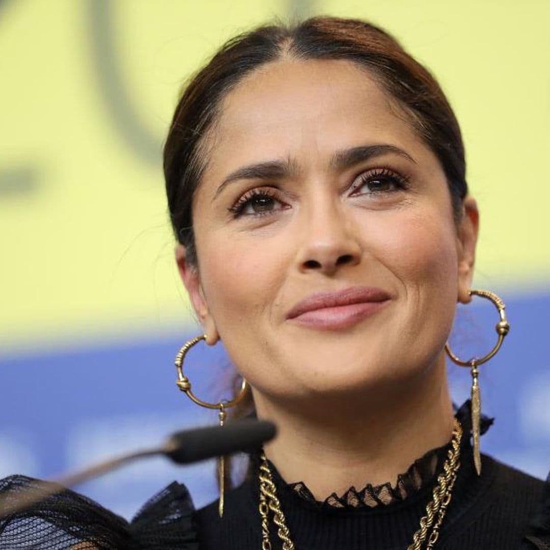 Salma Hayek Keeps Her Skin Glowing By Having a Less is More Approach to Her Skincare Routine