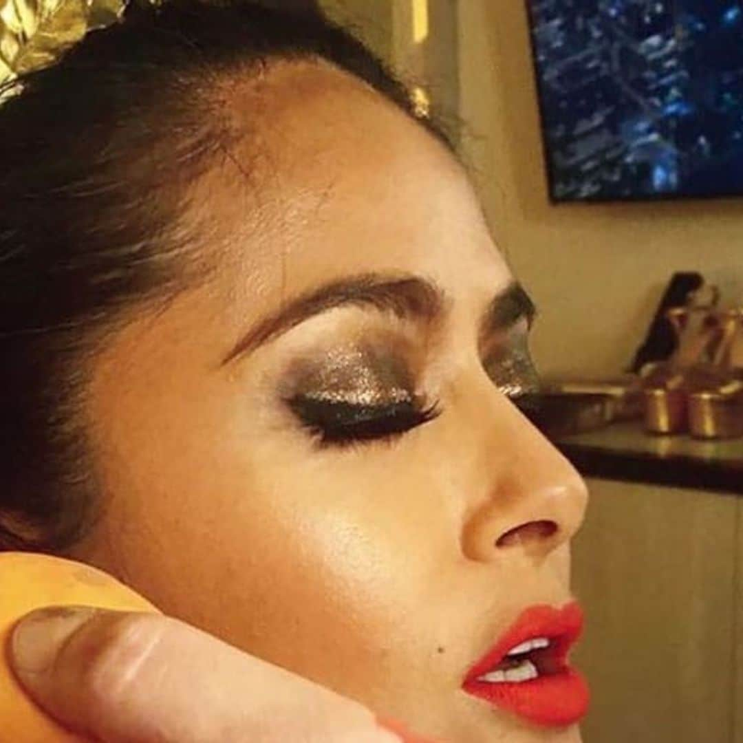 Salma Hayek's makeup artist shares his hack for natural-looking foundation