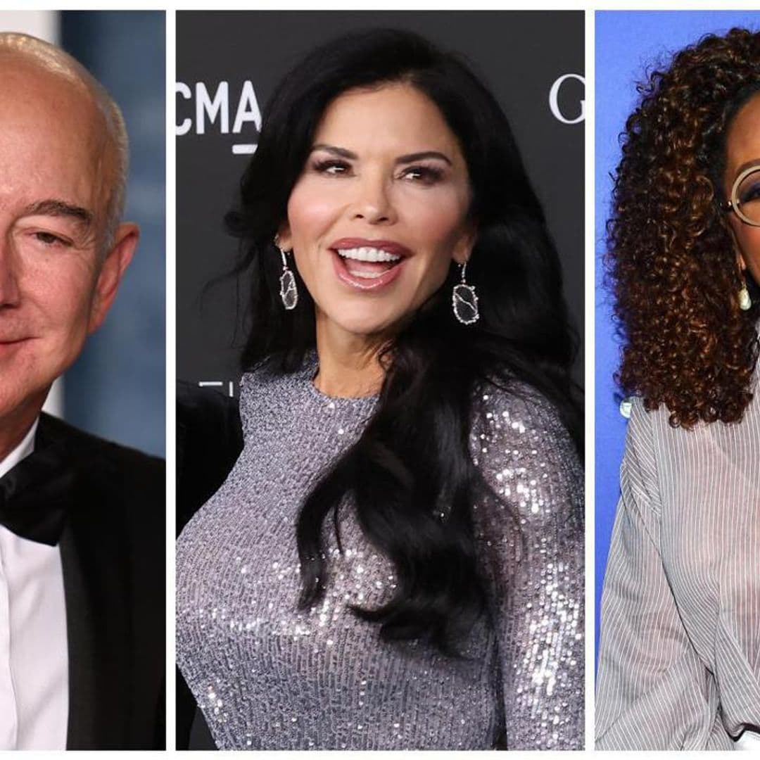 Jeff Bezos and Lauren Sánchez welcome Oprah Winfrey aboard their luxurious yacht