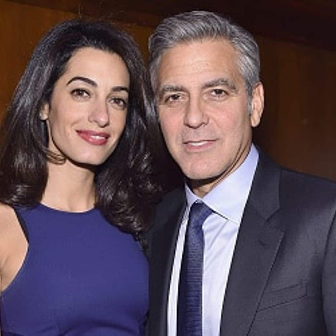 Amal Alamuddin supports husband George Clooney at humanitarian event