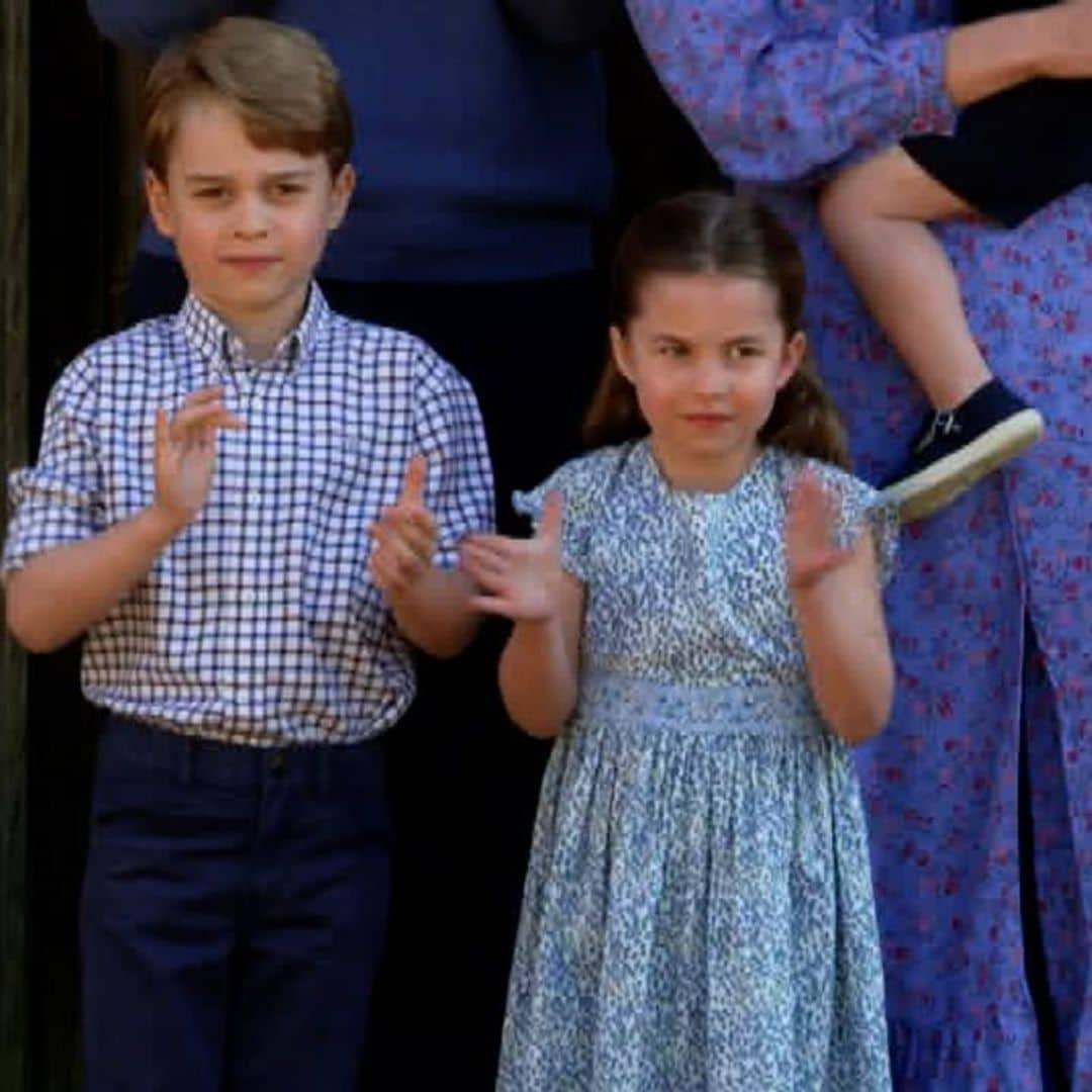 Royal fans spot previously unseen photo of George and Charlotte in Kate Middleton’s latest call