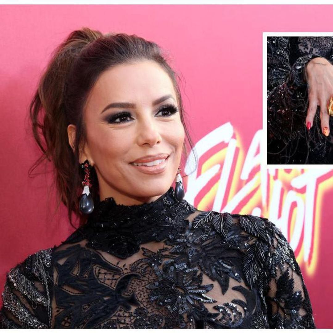 The impressive custom-made ring Eva Longoria wore at the ‘Flamin’ Hot’ premiere