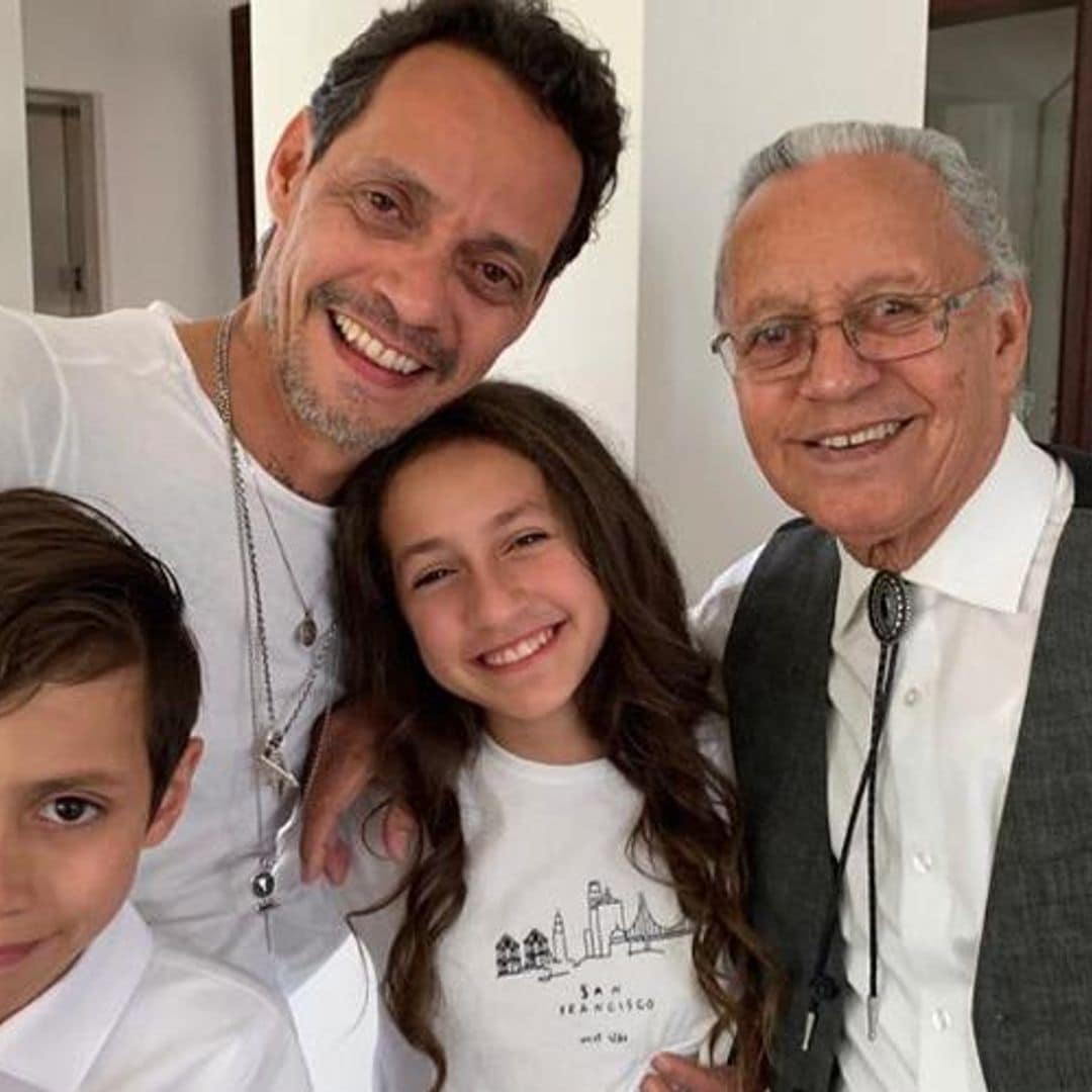 Marc Anthony shares beautiful family photo for his dad’s birthday