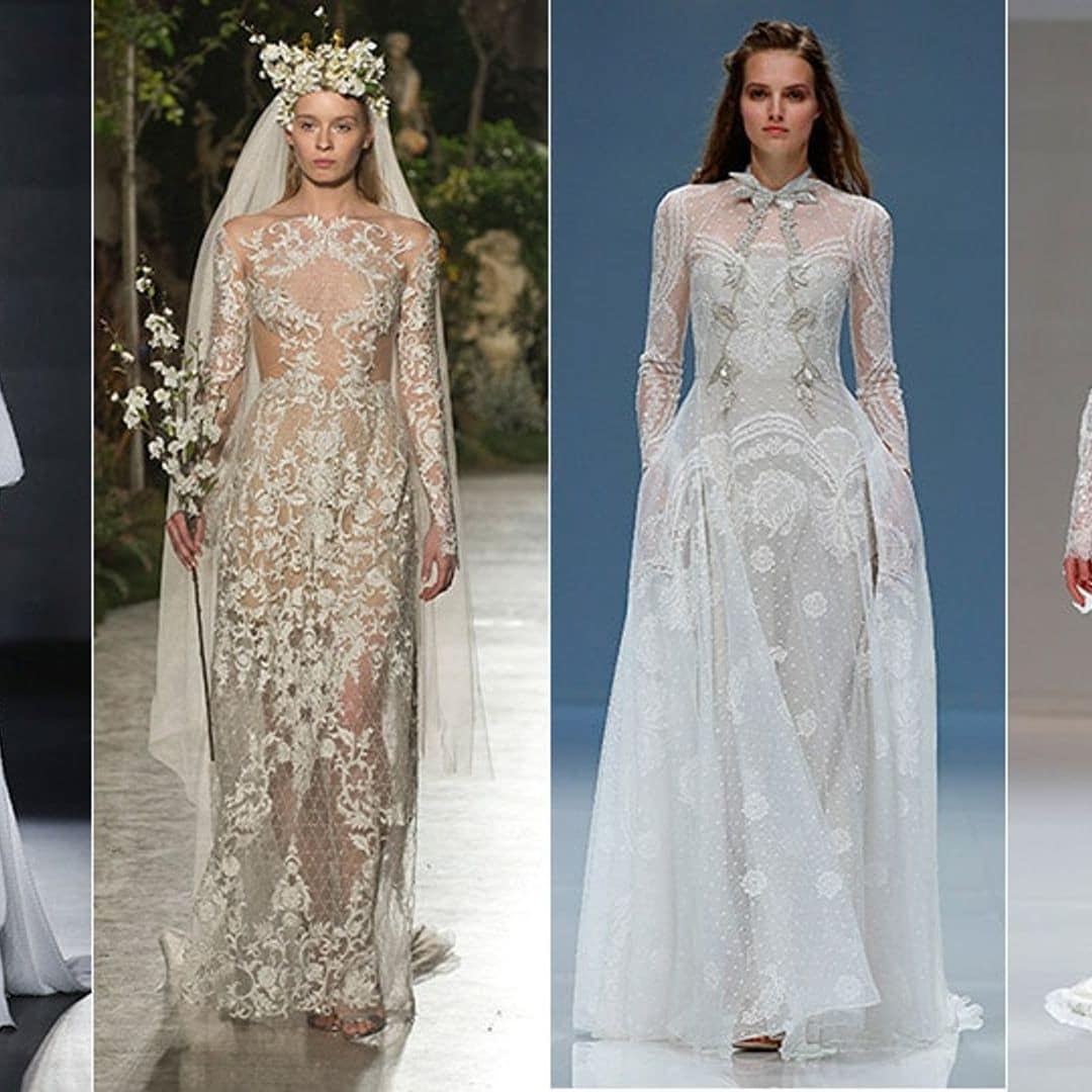 15 long-sleeved wedding dresses for that perfect Princess Bride look