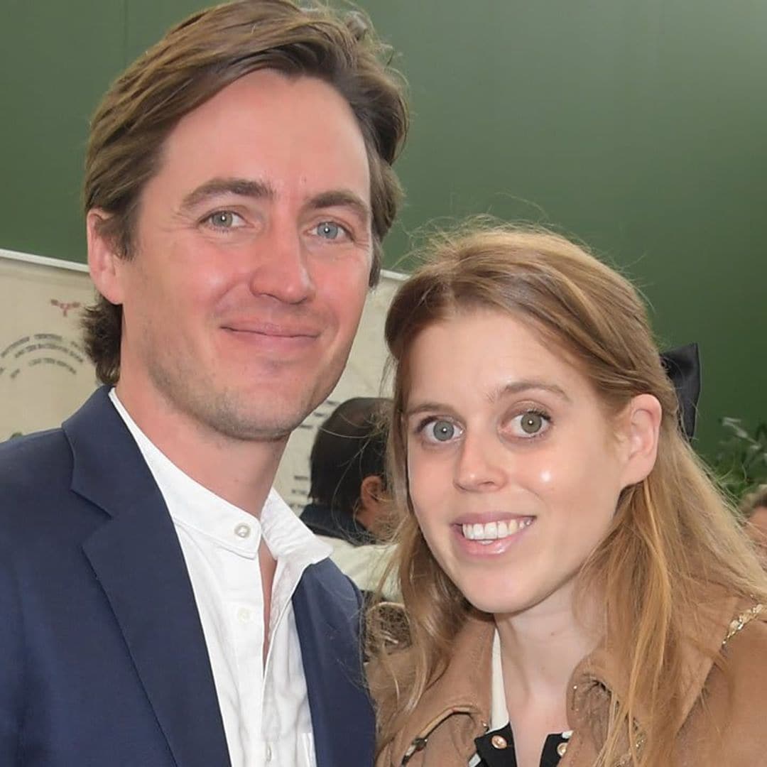 New mom Princess Beatrice is all smiles out with husband Edoardo Mapelli Mozzi