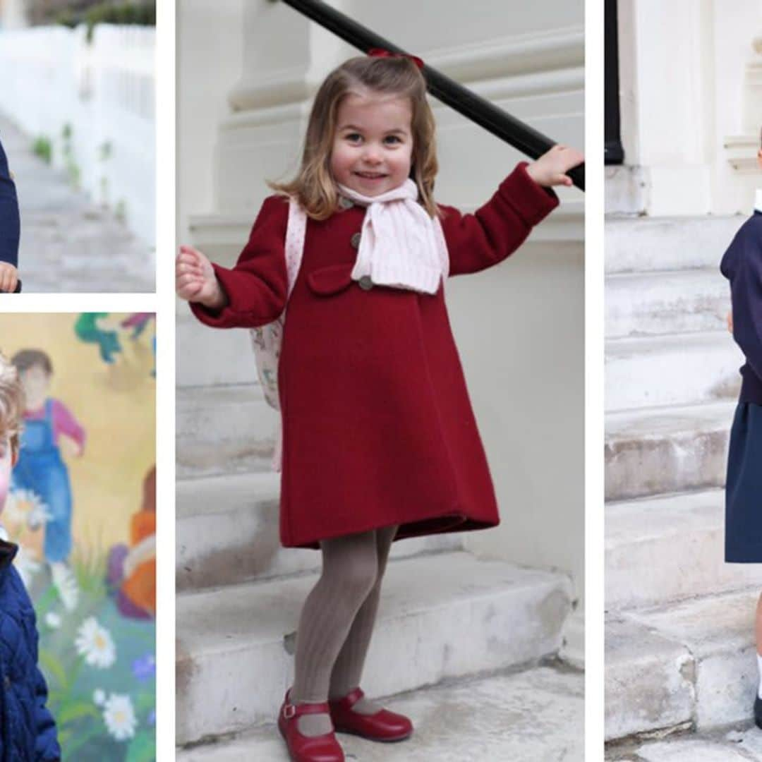 Prince George, Princess Charlotte and Prince Louis’ school photos through the years