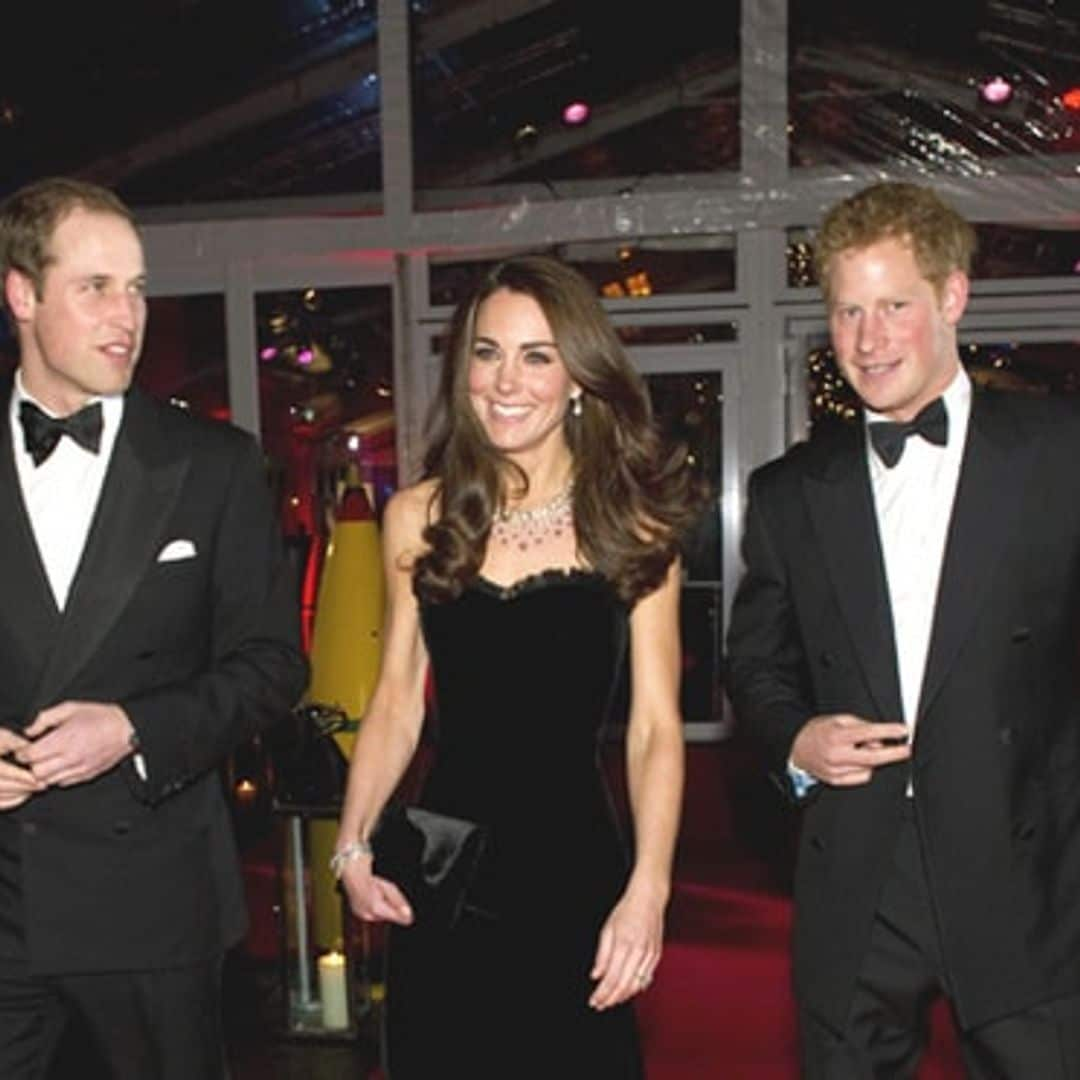 Kate Middleton, Prince William and Prince Harry at the 'Spectre' premiere: Watch live