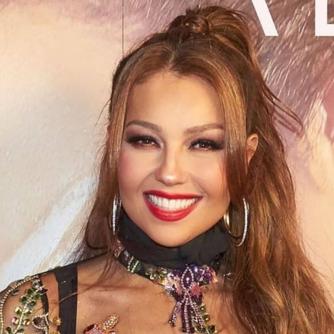 Thalía shows off her cool shoe closet as she asks fans for help