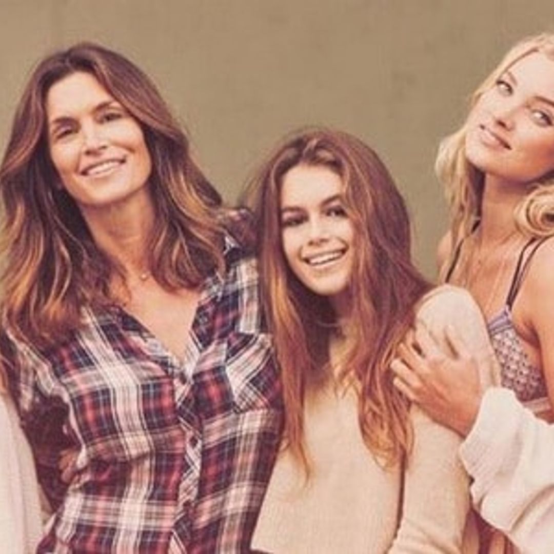 Victoria's Secret Angels meet 'model hero' Cindy Crawford and her daughter Kaia Gerber