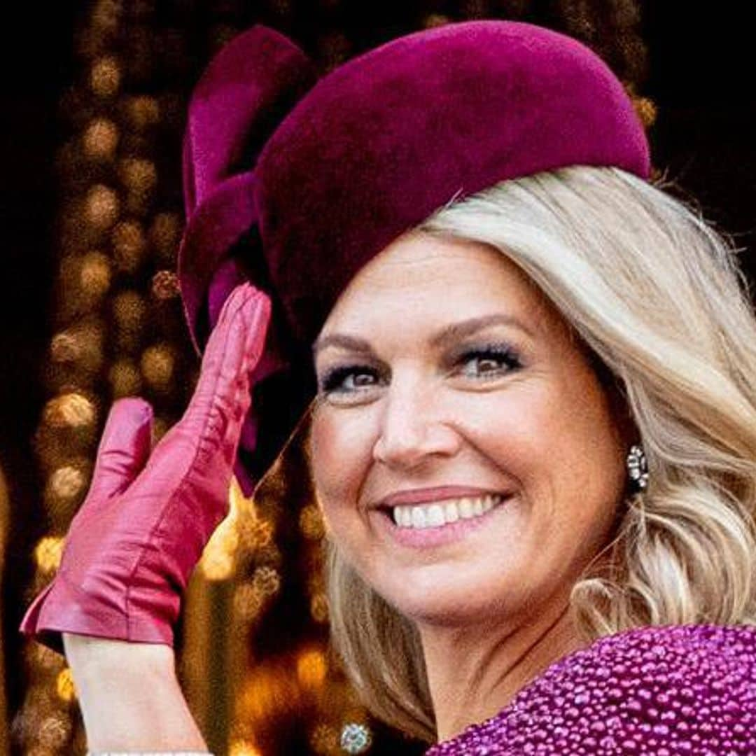 Queen Maxima takes style cue from Meghan Markle at Prince's Day