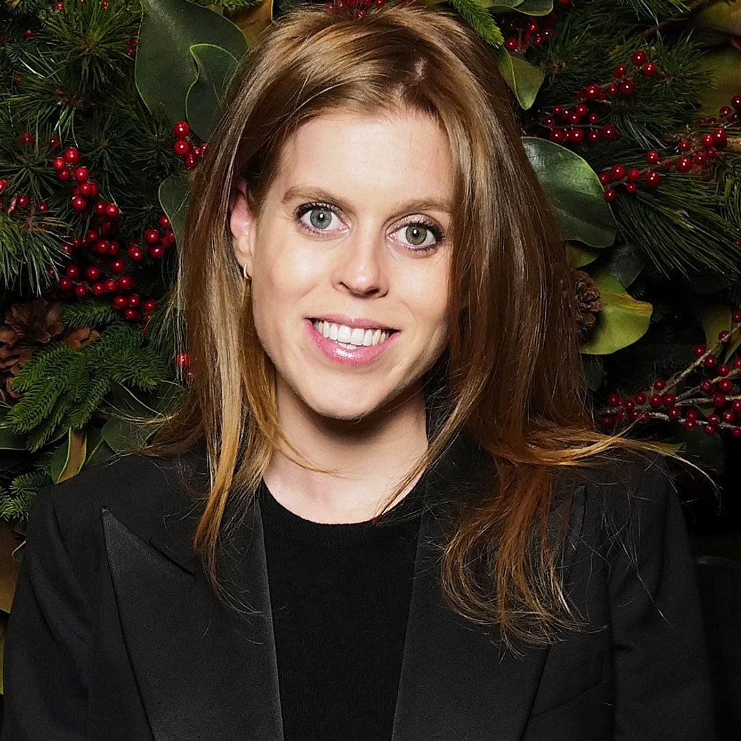 Princess Beatrice shows off her chic maternity style at holiday celebration in London