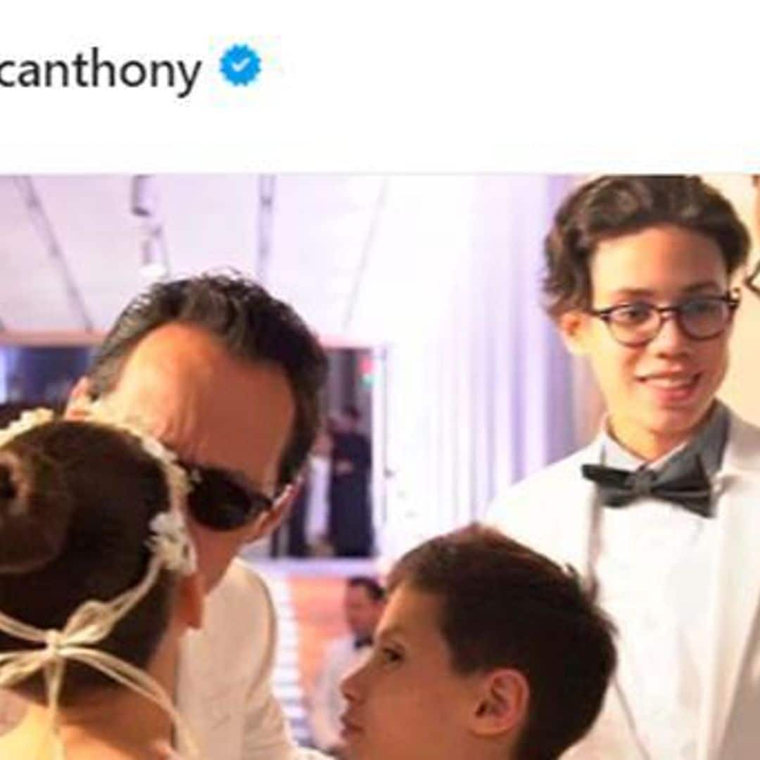You have to see this adorable photo of Marc Anthony and Jennifer Lopez’s twins