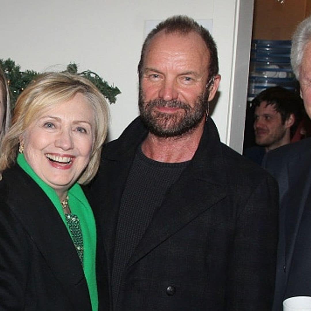 Bill, Hillary and Chelsea Clinton hit Broadway to see Sting's musical