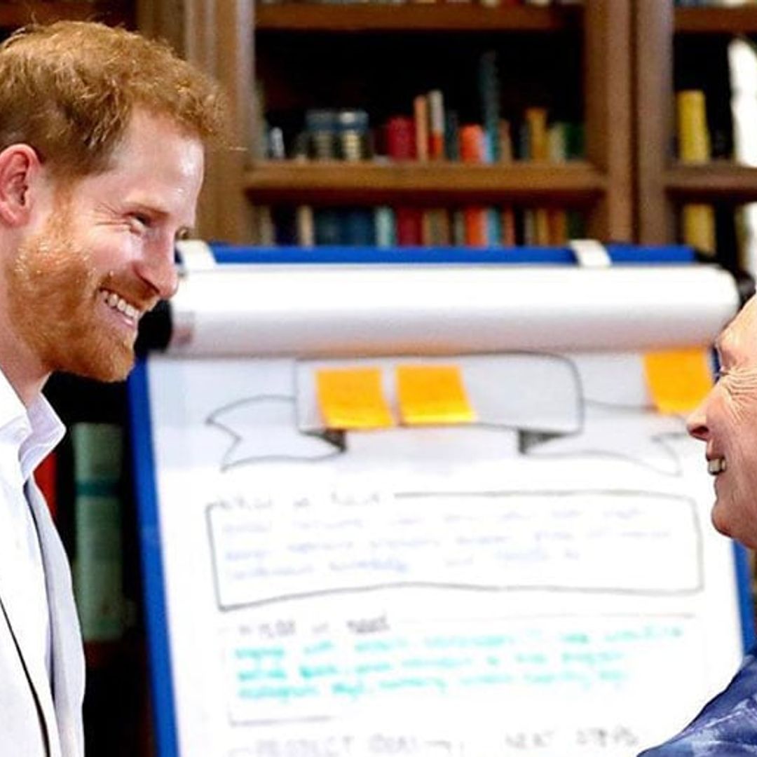 Watch Prince Harry’s hilarious monkey greeting with Dr. Jane Goodall