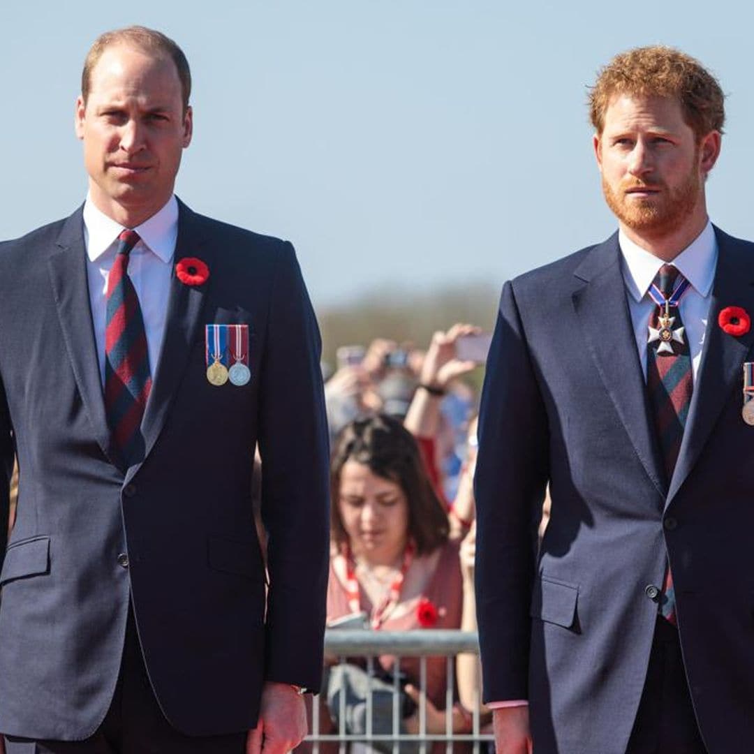 Princes Harry and William are mourning a death in their family