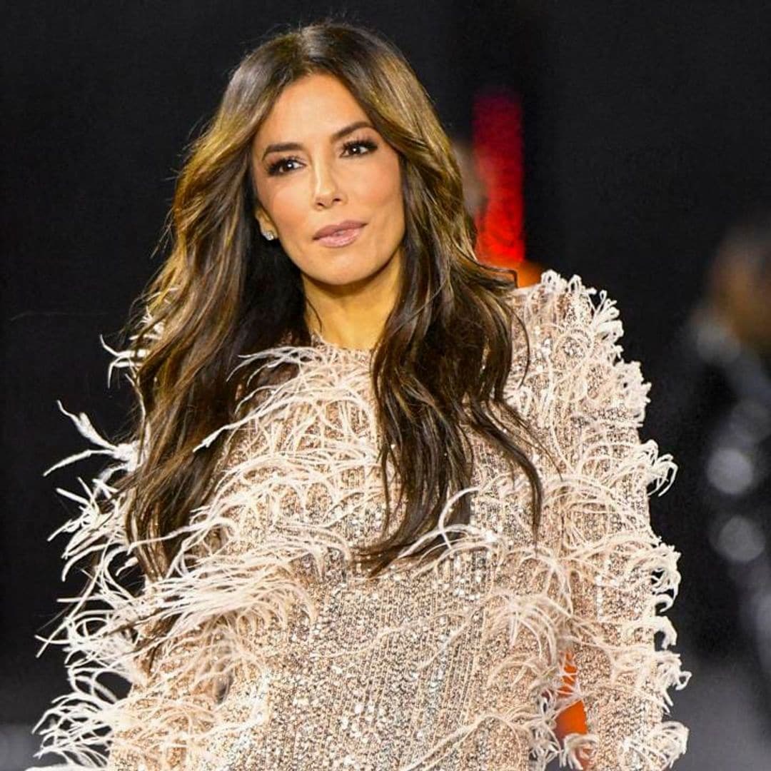 Eva Longoria walks the runway in Paris and steals the show