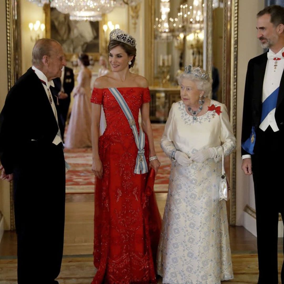 King Felipe and Queen Letizia of Spain send their condolences to Queen Elizabeth II