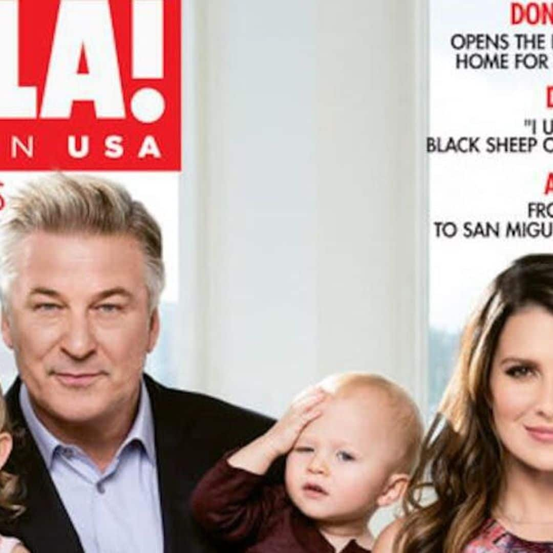 EXCLUSIVE: Alec and Hilaria Baldwin choose HOLA! USA to introduce their children Carmen, Rafa and Leo