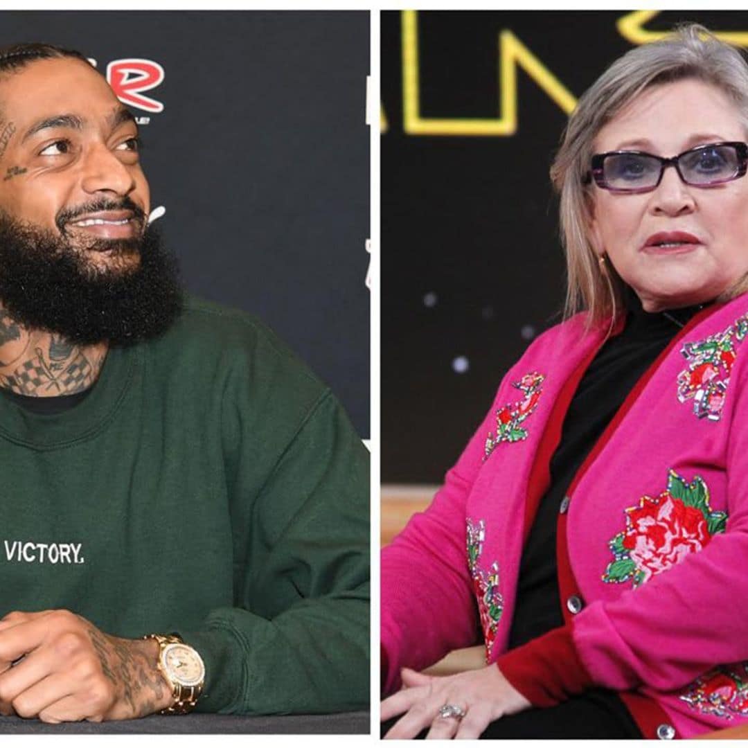 Nipsey Hussle and Carrie Fisher to be posthumously honored with stars on the Hollywood Walk of Fame