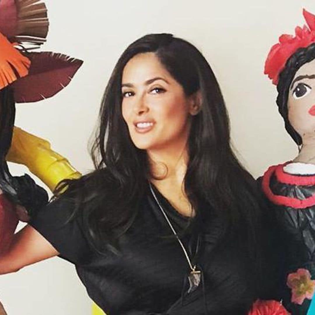 Salma Hayek had two big reasons to celebrate Mexico's Independence Day