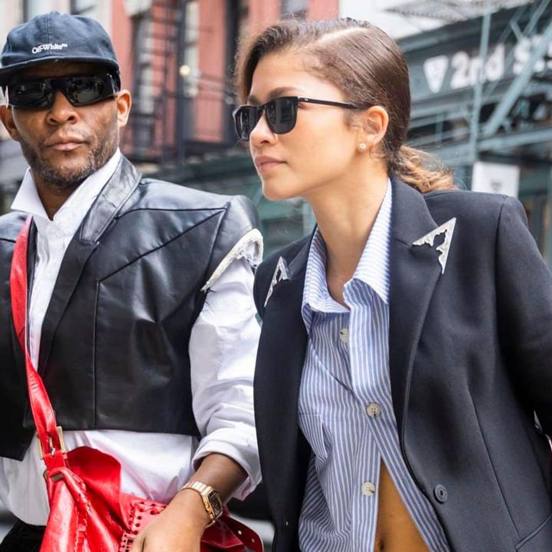 Zendaya stuns in NY with a stylish blazer and jeans