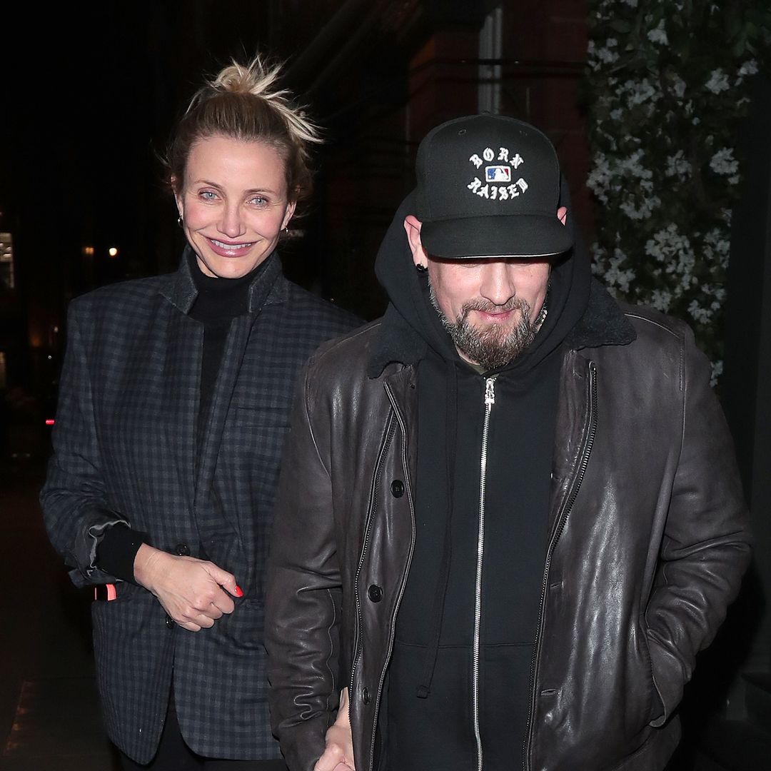 Cameron Diaz and Benji Madden share a rare PDA moment on date night