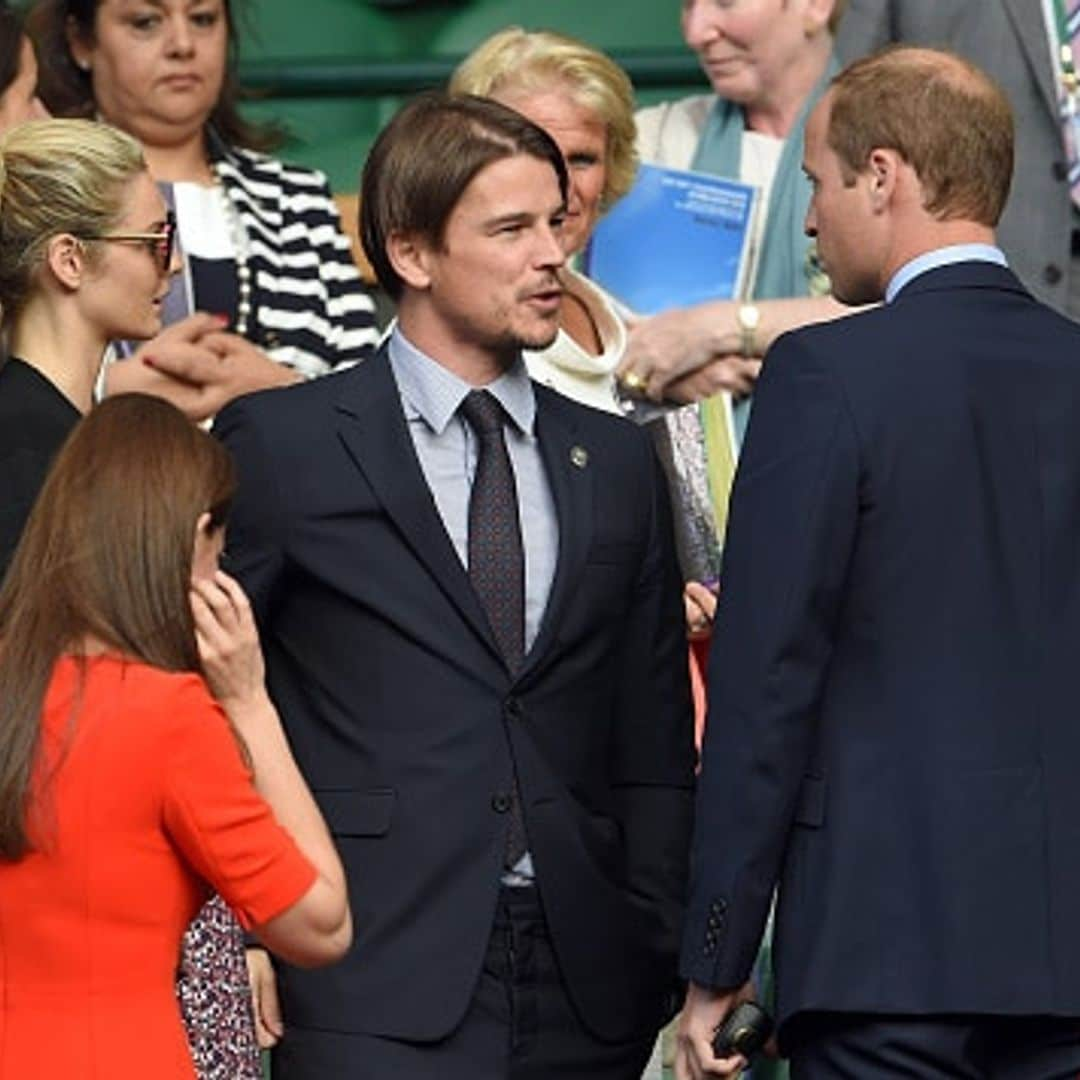 Josh Hartnett and his pregnant girlfriend meet Prince William and Kate Middleton