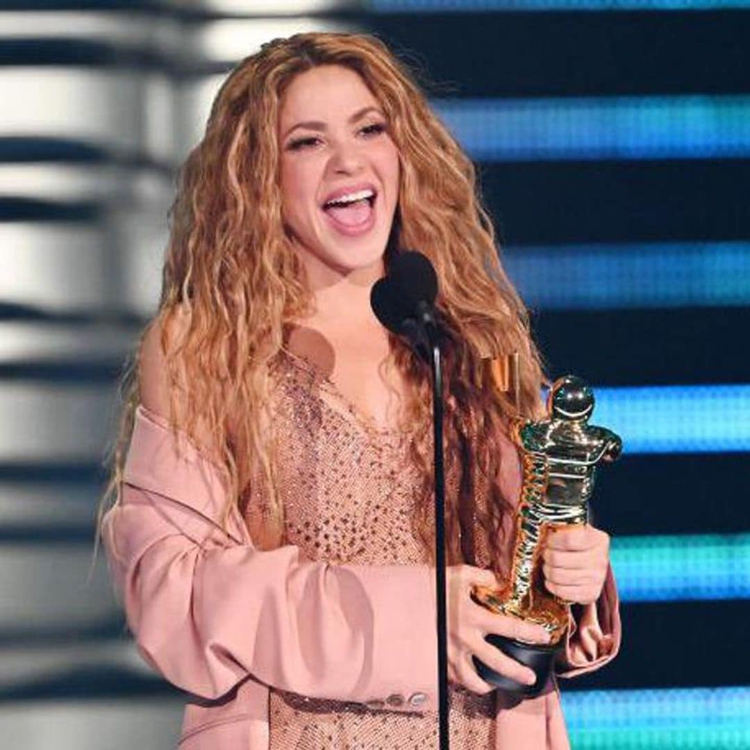 Shakira honors her sons in heartfelt VMA Vanguard Award speech